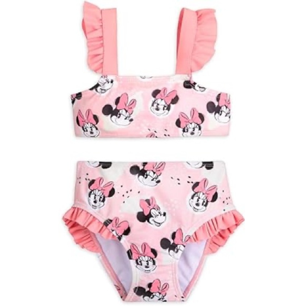 Minnie Mouse Swimsuit (Size 4)